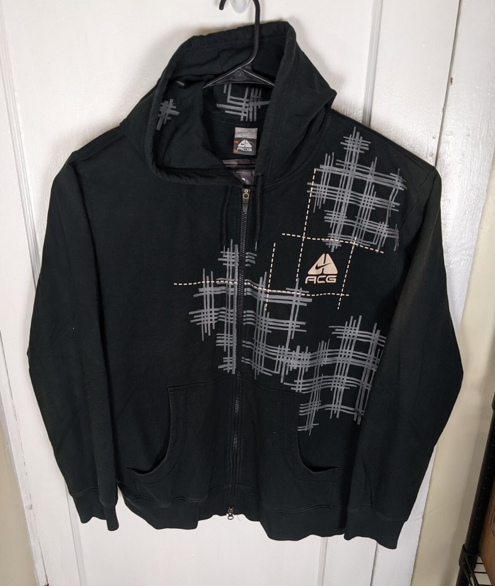 ジャケット・アウター NIKE ACG 90s 00s Y2K Jersey black Nike ACG Vintage Clima-Fit 3 Outer Layer Jacket Rare Mens