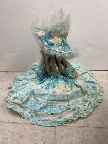 2 Stück Vintage Furga Italy Puppe in rosa blau Federkleidern 14 Italy Fugga - Bild 5 von 15