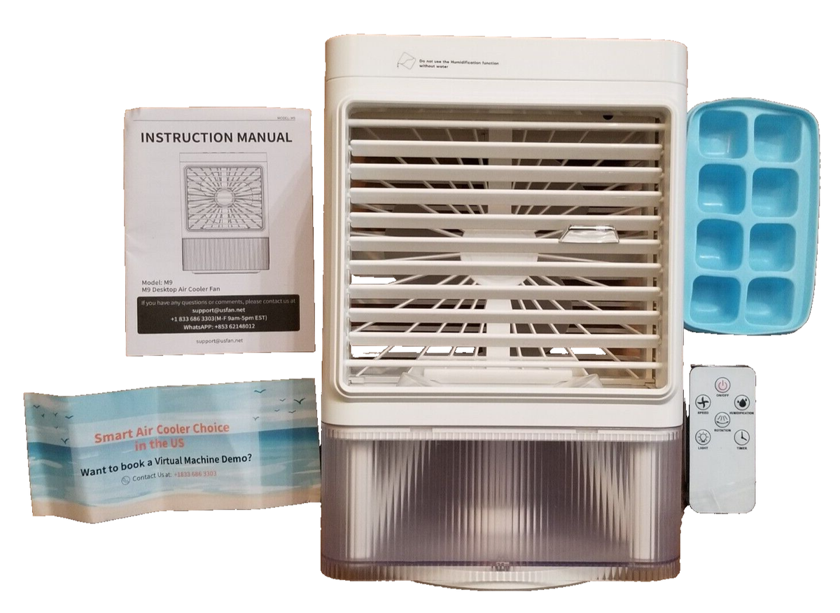 Model M9 Desktop Air Cooler Fan | eBay