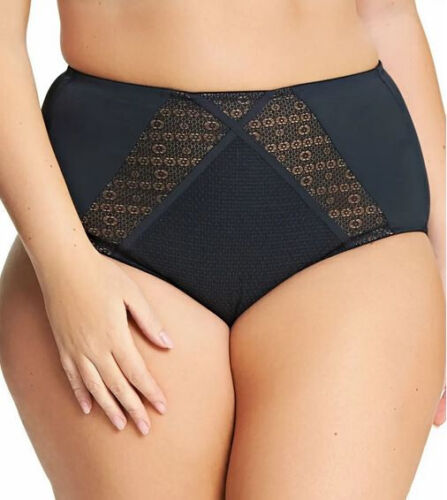Elomi Mitzi Collection Full Brief Panty Black 4XL 4X 4295
