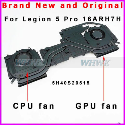 CPU GPU Cooling Heatsink Fan For Lenovo Legion 5 Pro 16ARH7H 82RG 5H40S20515