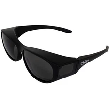 Global Vision Escort Safety Glasses with Smoke Lens Fits over Most Glasses