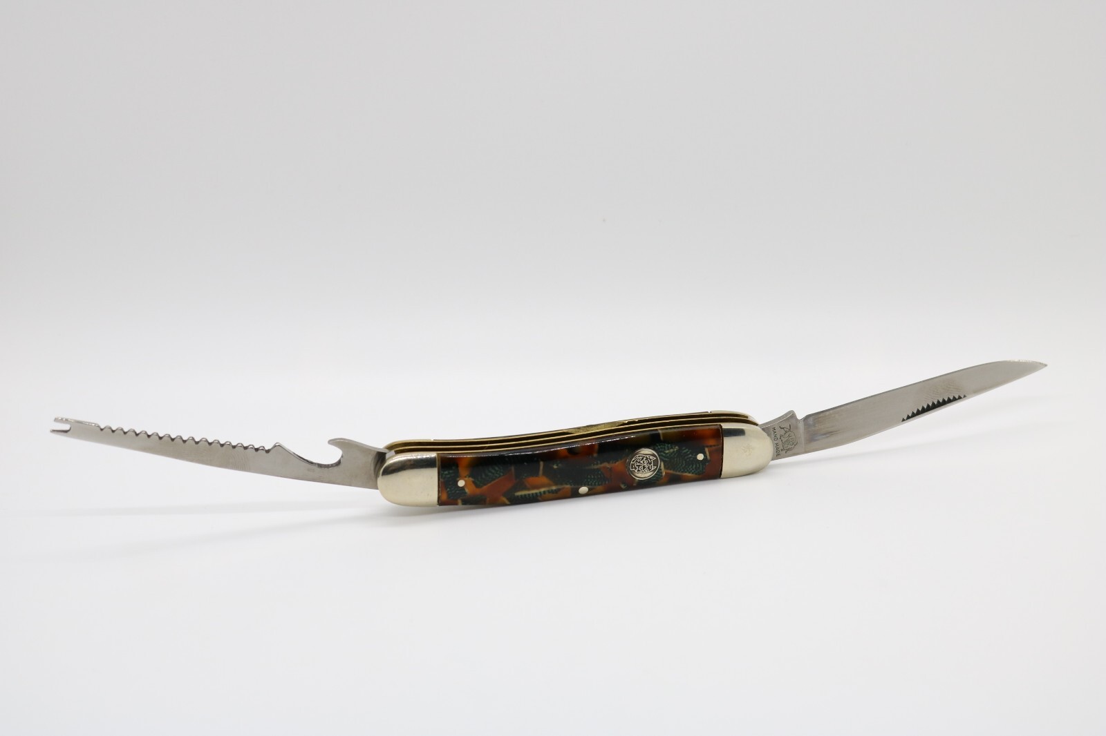 BULLDOG BRAND DUCK FEATHER FISH KNIFE 1996 IN BOX eBay