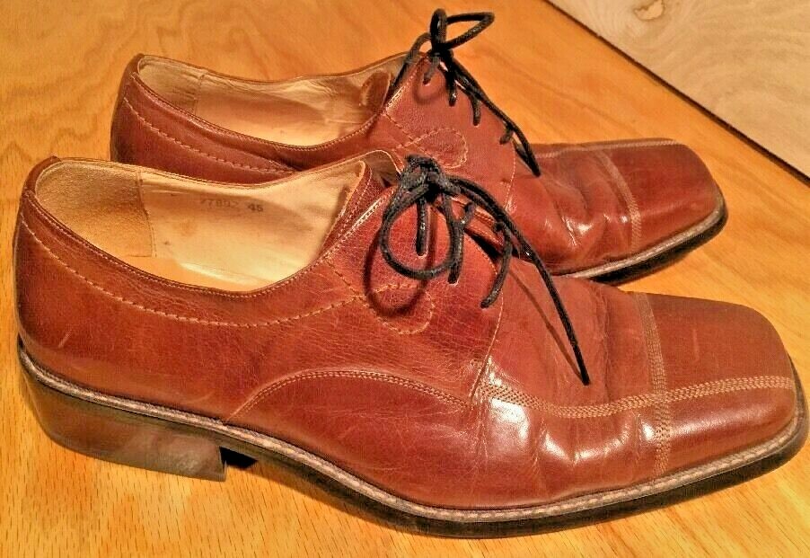 Hand Made Leather Shoes Square Toe Ravello Men display picture 3