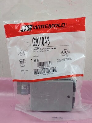 WIREMOLD G2010A3 ENTRANCE END FITTING LARGE CAPACITY