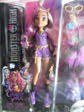 Neue Generation Monster High Puppe Clawdeen Wolf +Kleidung+Zubehör+Haustier
