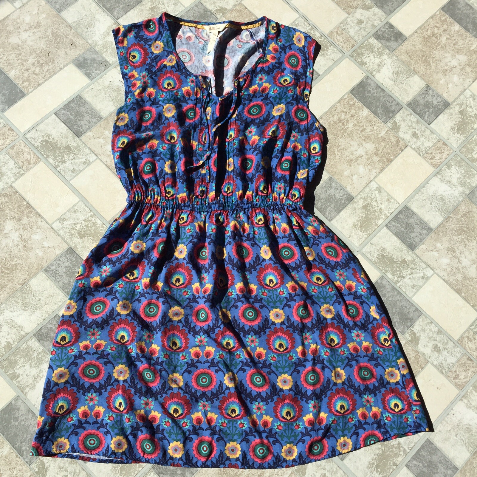 matilda jane blue floral dress
