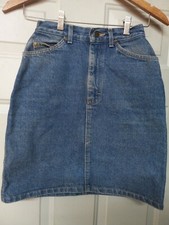 Lee Denim Skirt Size 5 Womens Blue Jean Skirt USA Made