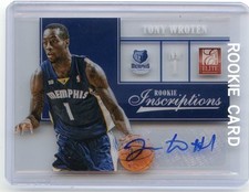 2012-13 ELITE #73 TONY WROTEN AUTOGRAPH ROOKIE RC, MEMPHIS GRIZZLIES, 110914