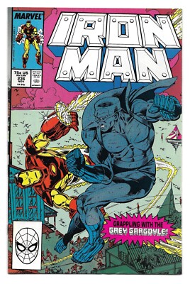 Iron Man #236 (Vol 1) : VF/NM : ''Stone Cold!'' : Grey Gargoyle