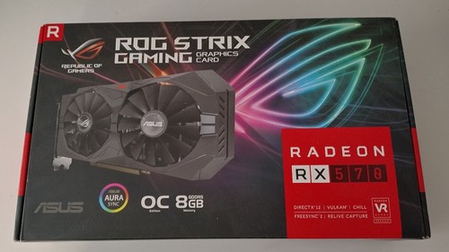 ASUS ROG Strix Radeon RX 570 OC 8GB GDDR5 Grafikkarte - Bild 4 von 5