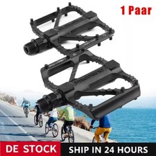 Mountainbike Flat Pedale Lager 9/16" City e-Bike MTB Fahrrad Plattform Pedale DE