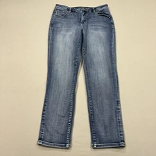 Jag Jeans Womens 12/31 Blue Girlfriend Stretch Medium Wash Denim Preppy Casual