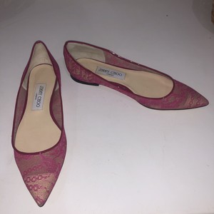 pink pointed shoes