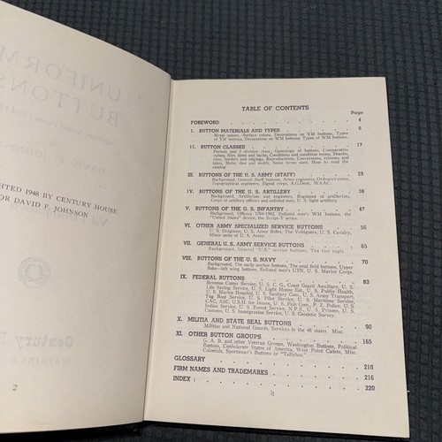 Uniform Buttons American Armed Forces 1784-1948 by David Johnson 2 Volumes - Picture 6 of 20