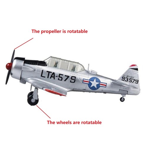1/72 WWII USA 1953 T6 LT-6G Texan Fighter Aircraft Model Military Plane Display - Picture 7 of 23