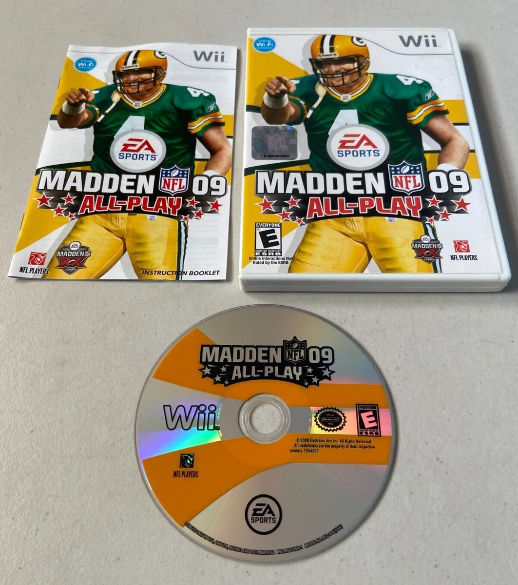 Madden nfl hotsell 09 wii