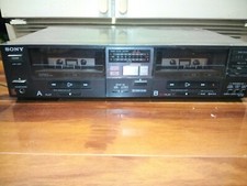 Sony TC-W5 Dual Deck Audio Stereo Cassette Tape Recorder Player