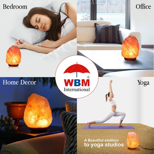 Himalayan Glow Natural Crystal Salt Lamp Grey 9 lbs With Dimmer Switch - Picture 8 of 9