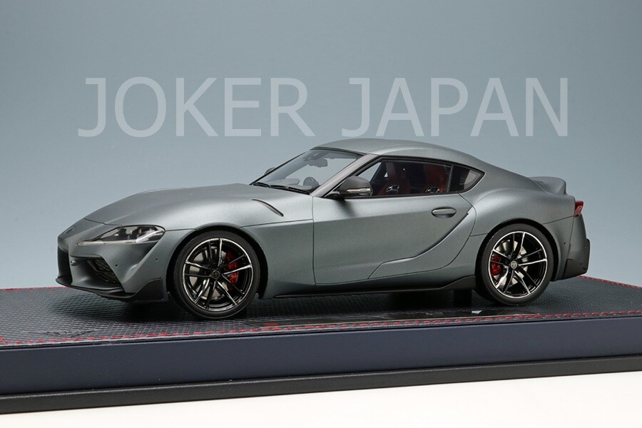 ミニカー 1/18 GR Supra RZ  Matte storm Gray  Make Up IDEA 1/18 Toyota GR Supra RZ 2019 Matt Storm Gray