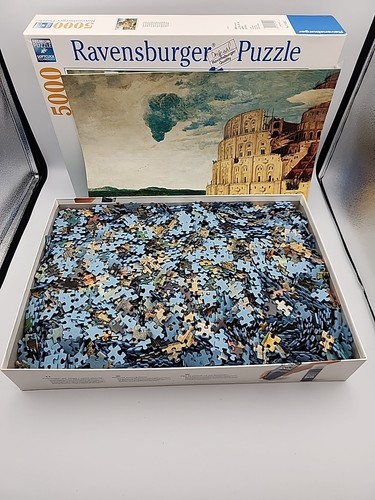 Ravensburger Jigsaw Puzzle 5000 Pc Tower of Babel Brueghel the Elder - Picture 5 of 9