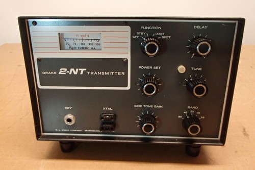 DRAKE 2-NT CW Nadajnik HAM Radio & Heathkit VF-1 Oscylator z rurkami / kryształami - Zdjęcie 2 z 14