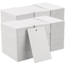 3000 PCS 1.77x2.95 Inch White Merchandise Tag Blank Paper Garment Crafting