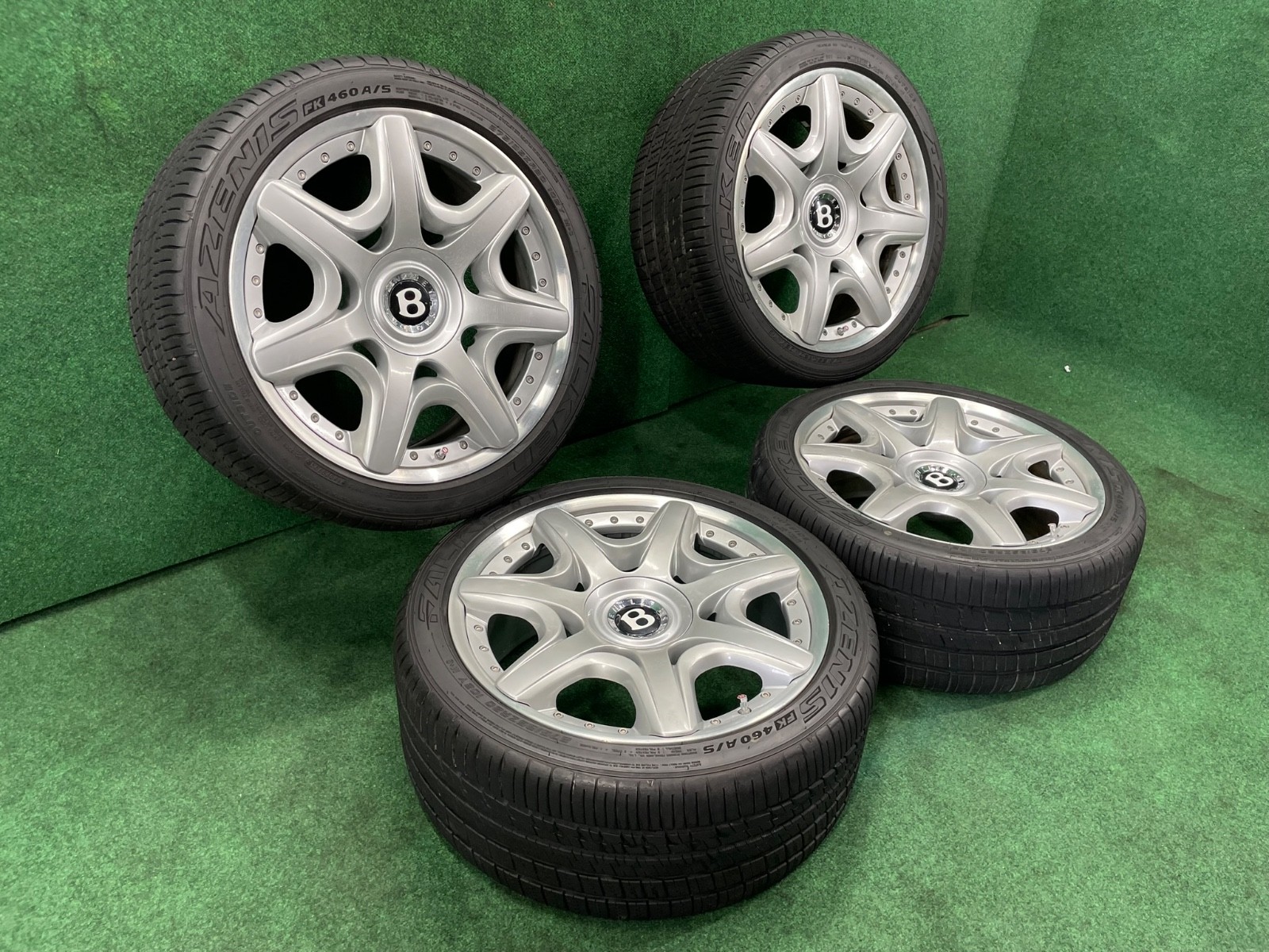 03-18 Bentley Continental GTC GT Flying Spur 20x9 Wheels and Tiers OEM Set of 4