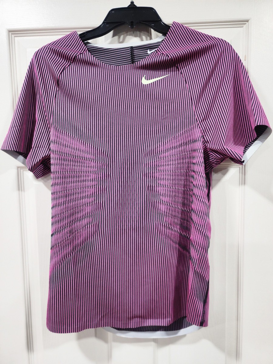 2024 Nike Pro Elite Men's Shirt Fuchsia Size Large FD5786 617 | eBay