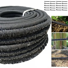 Soaker Hose Porous Pipe Automatic Drip Leaky Watering System Irrigation 7.5-100M