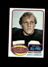 1976 Topps Jack Lambert Rookie #220 Pittsburgh Steelers HOF RC EXMT