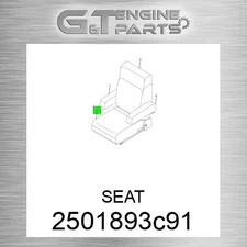 2501893C91 SEAT fits INTERNATIONAL TRUCK (Surplus Open Box)