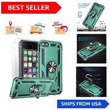 Heavy Duty iPod Touch 7/6/5 Protective Case with Kickstand Screen Protectors