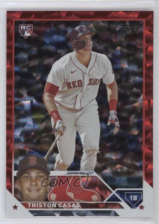 2023 Topps Series 1 Red Foil /199 Triston Casas #92 Rookie RC 1bs7