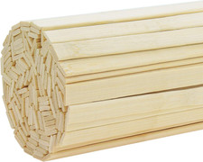 80 Pieces 11.81 Inches Natural Bamboo Sticks, Bamboo Strips, Strong Natural Bamb