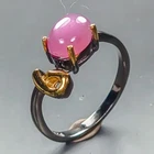 Unique ring Ruby Ring 925 Sterling Silver Size 6 /R452543