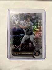 2022 Bowman Chrome Joey Wiemer 1st Bowman Mojo Refractor - Nationals