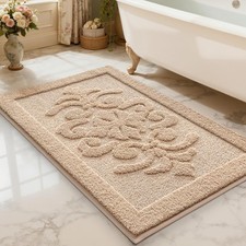 LUMI Ultra Soft Bathroom Rugs Absorbent, Luxury Bath Mat Non Slip, 24x36