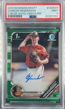 Henderson, Gunnar - 2019 Bowman Chrome Draft - Autograph - 86/99