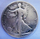 1919 P Walking Liberty Silver Half Dollar 50C | 90% Silver