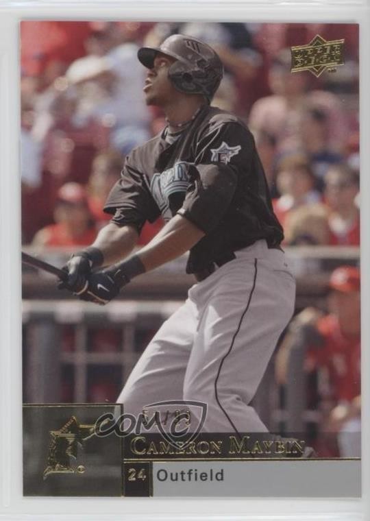 2009 Upper Deck Gold 51/99 Cameron Maybin #655 0q3