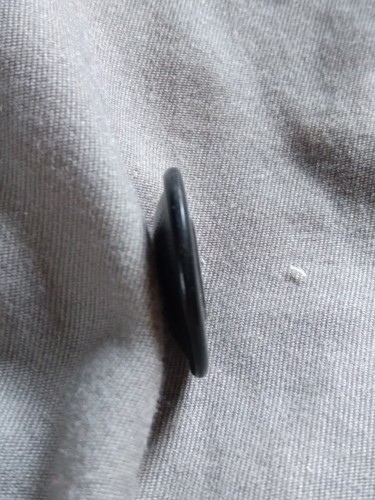 1 Vintage Colt #24 Amherst Black Plastic Button Free US Shipping. - Picture 7 of 12