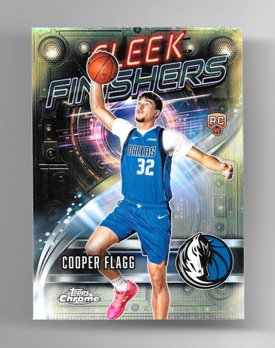 Cooper Flagg [Refractor] #SF-21 2025 Topps Chrome Sleek Finishers card