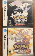 Pokemon White 2 Black Nintendo DS Replacement Cases Only NO GAMES - Bundle
