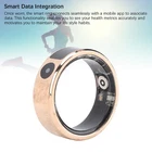 Wearable Smart Ring Stainless Steel Smart Ring Fitness Tracker Multiple Sports