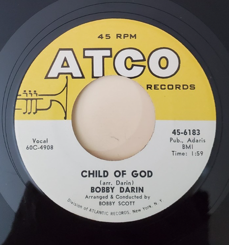 Bobby Darin CHRISTMAS AULD LANG SYNE (ROCK 45/PS) #6183 PLAYS VG++ - Picture 5 of 6