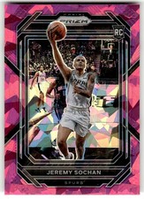 2022-23 Panini Prizm Jeremy Sochan Prizms Pink Ice #263