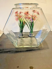 VINTAGE 1 GALLON GLASS FISH BOWL