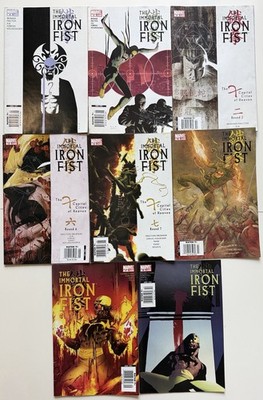 Immortal Iron Fist #4 5 9 13 14 15 17 18 All Newsstand Lot of 8 Brubaker 2007