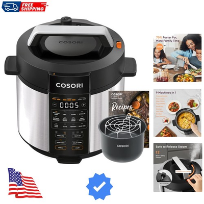 #ad Pressure Cooker 6QT Stainless Steel 9 in 1 Multi Cooker 12 Safety Features... $164.99